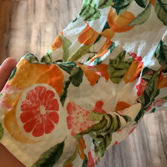 Women's Ivy City Co. Trixie Dress in Citrus Maxi Tiered A-line Size 10 - Picture 8 of 10